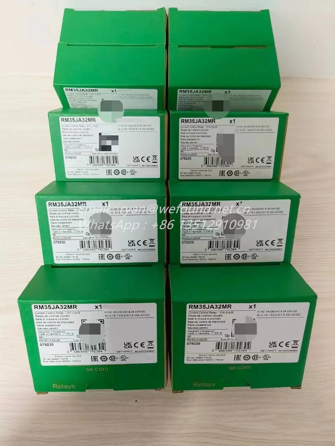 RM35JA32MR para relé de control de corriente Schneider, 079230