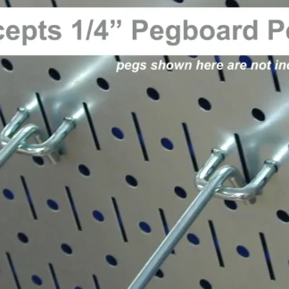 Pack de tablero perforado de acero galvanizado con control de pared