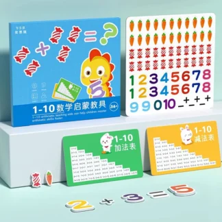 Herramientas de enseñanza de matemáticas para niños, juguetes de descomposición de números, adición y resta, herramientas de rompecabezas aritmético