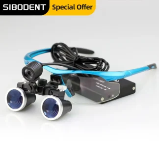 Lupa Binocular de odontología 2,5X 3,5X lupas ópticas ultraligeras lupa de 320-420mm para herramientas de cirugía Dental