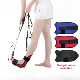 Cinturón elástico para Yoga, color rojo, azul y negro, cinturón elástico, camilla auxiliar para tobillo, cinturón de entrenamiento, cuerda para Yoga y Fitness