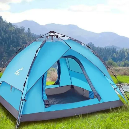 Tienda de campaña automática con un solo toque, nuevo patrón, salida de fábrica OEM personalizada, tienda de campaña automática para acampar al aire libre