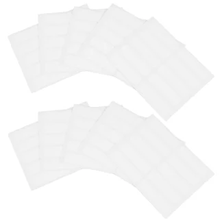 100 Uds. Etiquetas adhesivas de tela, etiquetas de lavandería, etiquetas de nombres para ropa lavables