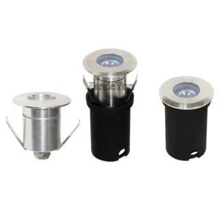 IP68 DC12V 220V 3W iluminación exterior para jardín patio escaleras piso cubierta LED lámparas empotradas empotradas LED foco subterráneo