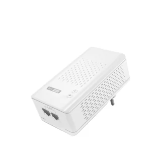 Kit de adaptador de línea de alimentación Ethernet inalámbrica de 2 puertos, módem WIFI PLC de 1200Mbps