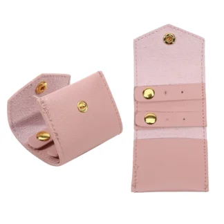 Bolsa enrollable para joyería, organizador de joyería portátil de viaje, estuche de joyería plegable para pulsera, anillo, collar, pendientes, 1 ud.