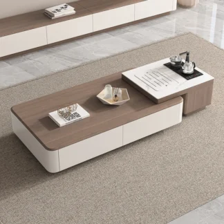 Mesa auxiliar italiana única, decoración moderna de lujo, accesorios ajustables, Mesa de centro, Mesa nórdica, muebles de Patio Auxiliares