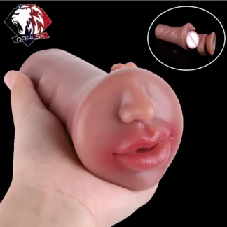 ORALSX-vagina Artificial de un solo orificio, producto erótico, masturbador masculino, masaje de próstata de silicona líquida, Juguetes sexuales para adultos mayores de 18 años