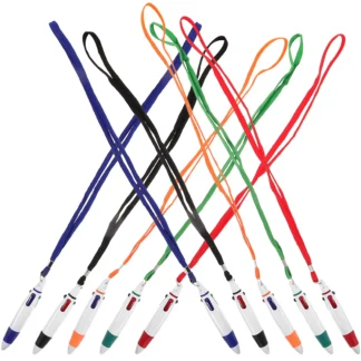 10 Uds. Bolígrafo con cordón, bolígrafos multicolores en uno para niños, recambio de bolígrafo Multicolor, suministros escolares para enfermera