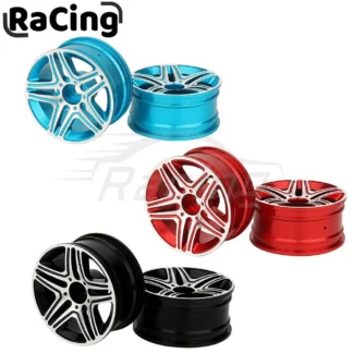 Cubo de llanta de Metal de 4 piezas con neumático de goma (opcional) para MN86s 1/10 Tamiya RC Crawler Off Road Truck RC Car, piezas de actualización de repuesto