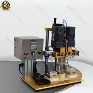 Taponadora eléctrica semiautomática para botellas blandas: etiquetado de sellado atornillado