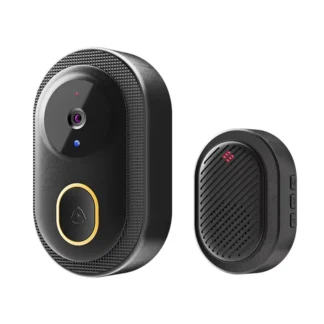 AAAEL-Tuya Wifi Video timbre inalámbrico HD cámara IR alarma seguridad inteligente Wifi en casa intercomunicador timbre de puerta cámara para el hogar