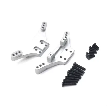 WLtoys 1/10 104009   1/12 12401 12402-A 12403 12404 12409 piezas de repuesto de actualización de coche teledirigido soportes de choque delanteros y traseros de Metal