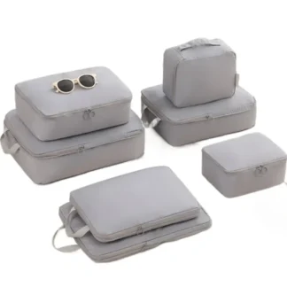 Bolsa de compresión para ropa Dacron, estuche de almacenamiento de equipaje multiusos de pequeño volumen, bolsa de viaje antiincrustante de gran capacidad