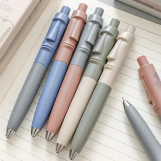 Mini bolígrafo de bolsillo creativo con punta CS, bolígrafo de Gel de secado rápido de 0,5mm, bolígrafo de tinta negra, bolígrafo para firma, herramientas de escritura, regalo