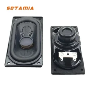 SOTAMIA 2 uds 4494 Mini altavoz de Audio medio-bajo altavoz de rango completo lado de goma 4 Ohm 10W Hifi accesorios de altavoz de música para el hogar