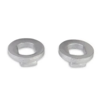 Eje de Motor de cubo de bicicleta eléctrica M12 tuerca de bloqueo frontal/arandela de bloqueo/espaciador/cubierta de tuerca con eje de 12mm caliente