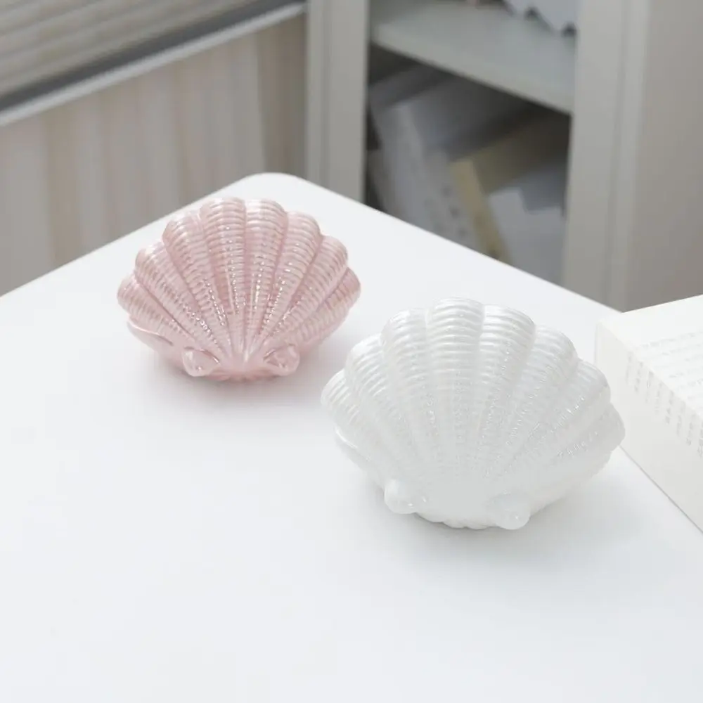 Placa de joyería de concha artesanal de moda, placa de almacenamiento de joyería pequeña única, bandeja de exhibición de pendientes, tocador