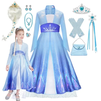 2025 Vestido de fiesta de carnaval Vestido de princesa, vestido para niños Vestido de niña, vestido de cosplay, fiesta de cumpleaños