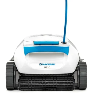 Limpiador robótico Hayward The Pool Cleaner R110 (2024 nuevo) - Cesta fácil de limpiar de carga superior, navegación inteligente, temporizador programable