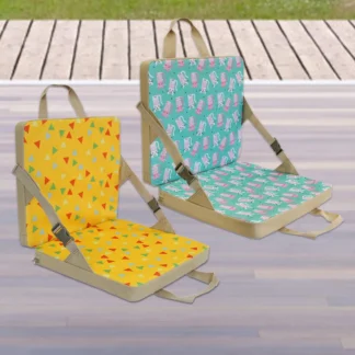 Cojín de asiento plegable para exteriores, silla de campamento plegable, silla de Picnic para accesorios de acampada, conciertos al aire libre, patio, senderismo, eventos deportivos