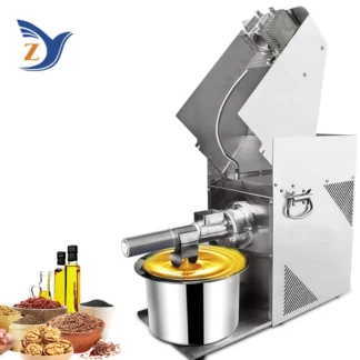 Máquina de prensado de aceite, 5Kg por horas, 1100W, comercial, T20, exprimidor en frío de semillas de lino y maní, extracción de semillas de girasol y sésamo comercial