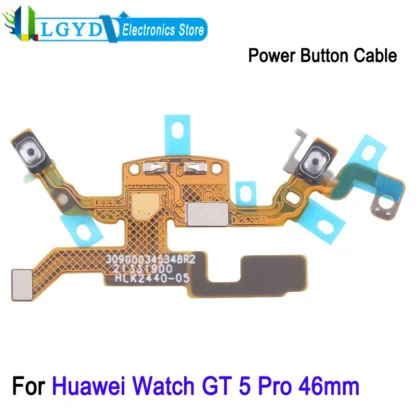 Cable flexible de botón de encendido de reparación para Huawei Watch GT 5 Pro 46mm VLI-B29, pieza de repuesto de Cable de reloj inteligente