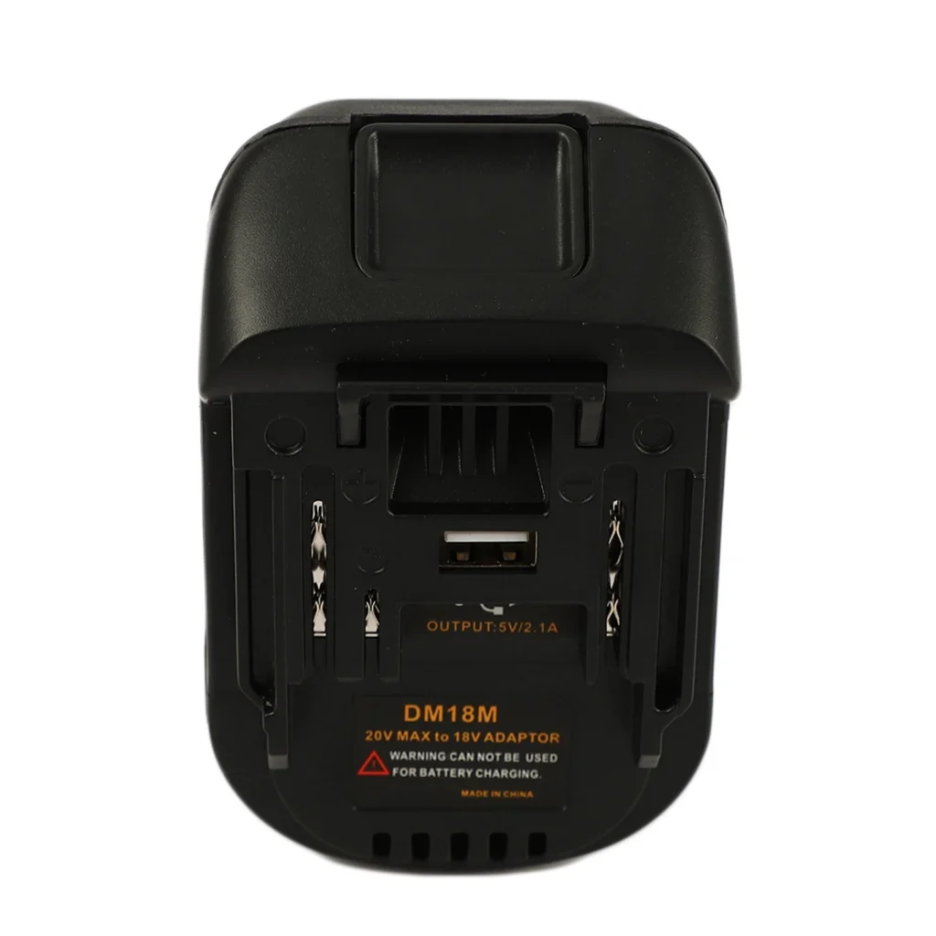 Adaptador de herramienta de cargador de iones de litio Dm18M de conversión de batería de A73E-20V a 18V para baterías Makita Bl1830 Bl1850