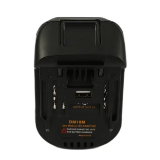 Adaptador de herramienta de cargador de iones de litio Dm18M de conversión de batería de A73E-20V a 18V para baterías Makita Bl1830 Bl1850