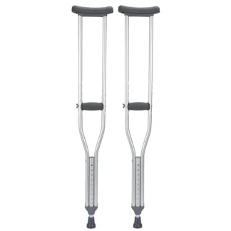 Muletas de aleación de aluminio para axilas, altura ajustable, bastón antideslizante ligero, ayuda para la movilidad para personas mayores y discapacitadas