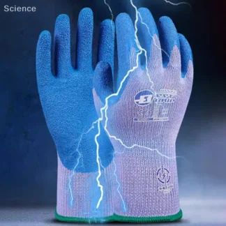 Guantes aislantes ultrafinos para electricista, resistentes a la tensión, 400V, guantes aislantes de goma para pantalla táctil, guantes seguros para el trabajo