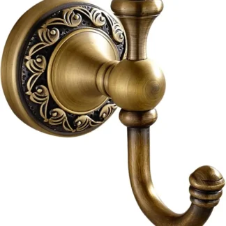 Toalla de latón, bata de bronce frotada con aceite antigua para baño guardarropa cocina
