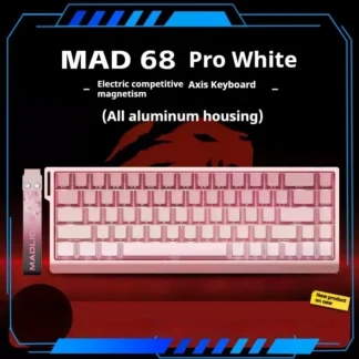 Madlions Mad60 Mad68 Serie Teclado mecánico de eje magnético Luz Rgb Personalizado E-Sport 0.04rt 8k Velocidad de orina 0.125ms Latencia