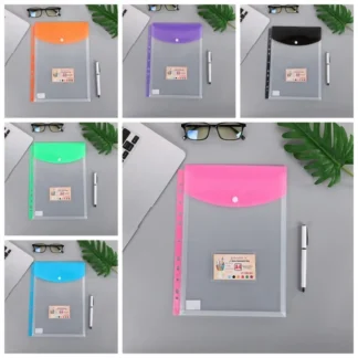 Carpeta expandible A4 de hojas sueltas, carpeta transparente impermeable, sobres para efectivo, 11 agujeros, archivos simples, bolsas para sobres, recibos