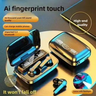 Auriculares inalámbricos Bluetooth M19 5,3 auriculares Bluetooth IPX5 auriculares impermeables con micrófono auriculares de música estéreo HiFi para todos los teléfonos