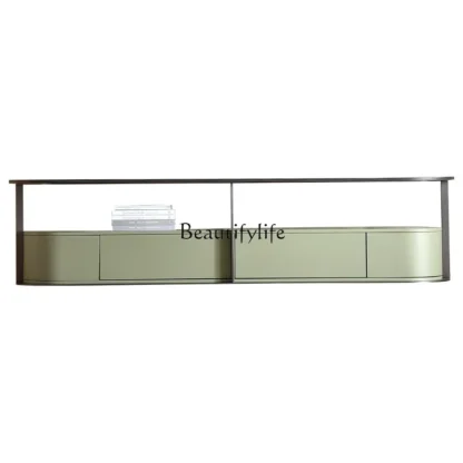 Minimalista italiano, mueble de TV, armario de porche de lujo ligero moderno
