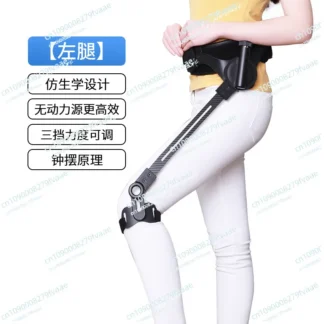 Exoskeleton de articulación de rodilla para hemiplejia, accidente cerebrovascular de extremidad inferior para caminar, rehabilitación, entrenamiento de fuerza, elevación de piernas, ayuda auxiliar para rodilla