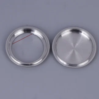 Cubierta trasera de acero inoxidable, accesorios de conversión de reloj, cubierta trasera transparente para caja de reloj de 36mm