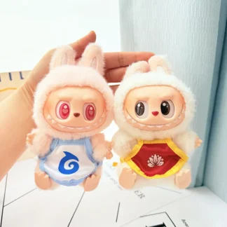 Ropa para muñecas Labubu I II de 15cm/17cm, conjunto circular Nezha Qiankun, demonio, niño, conquista el mar, película Ne Zha 2, accesorios de ropa