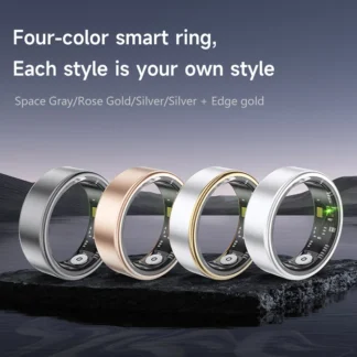Anillo inteligente Bluetooth para monitoreo de salud, multifunción, sueño, ritmo cardíaco, deportes, Fitness, anillo inteligente, bajo consumo de energía