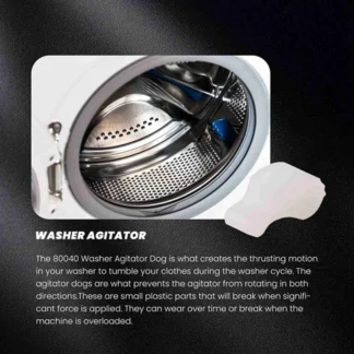 Mejor 80040 285612 Kit de repuesto para perros agitador de lavadora, ajuste exacto para lavadoras Whirlpool y Kenmore, reemplaza 285770