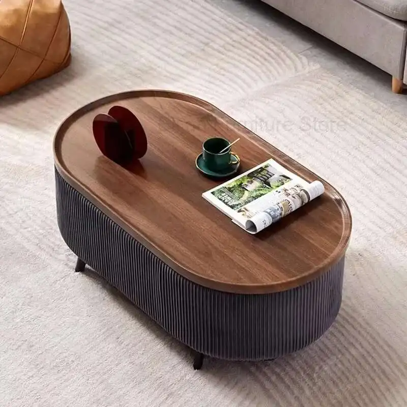 Sala de estar, café, ordenador portátil, centro de entrada de madera, maquillaje moderno nórdico para exteriores, Mesa de té, Mesa de desayuno, muebles de dormitorio