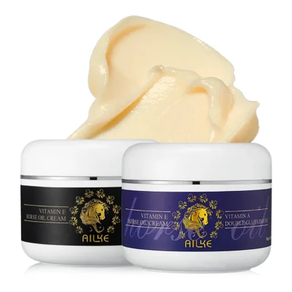 Ailke Crema blanqueadora facial, corporal y de manos, que contiene glutatión, vitamina A, crema hidratante mejorada, suaviza y suaviza
