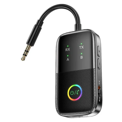 Adaptador de Audio HIFI Bluetooth 5,2, receptor de música inalámbrico auxiliar de 3,5 Mm, reproductor transmisor con micrófono para altavoz, PC, TV y coche