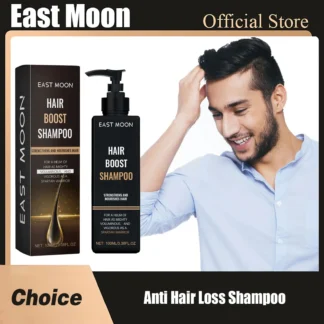 East Moon-champú para el crecimiento del cabello, reparador de cuero cabelludo dañado, seco y encrespado, nutrición profunda, productos hidratantes para el cuidado del cabello, 100ML
