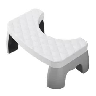 ABMR-Taburete de inodoro ergonómico para adultos, niños, mujeres embarazadas: inodoro antideslizante y portátil con asiento extraíble