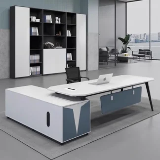 Escritorio para asientos, accesorios de oficina, muebles en forma de L para juegos, escritorios bonitos para ordenador, mesa sencilla de escritorio, TV eléctrica ajustable en altura