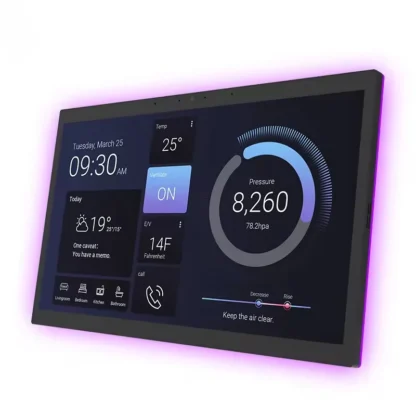 Soporte de pared del panel de control del hogar elegante 9,7 10,1 tableta del sistema Android de la pantalla táctil del relé POE de 15,6 pulgadas