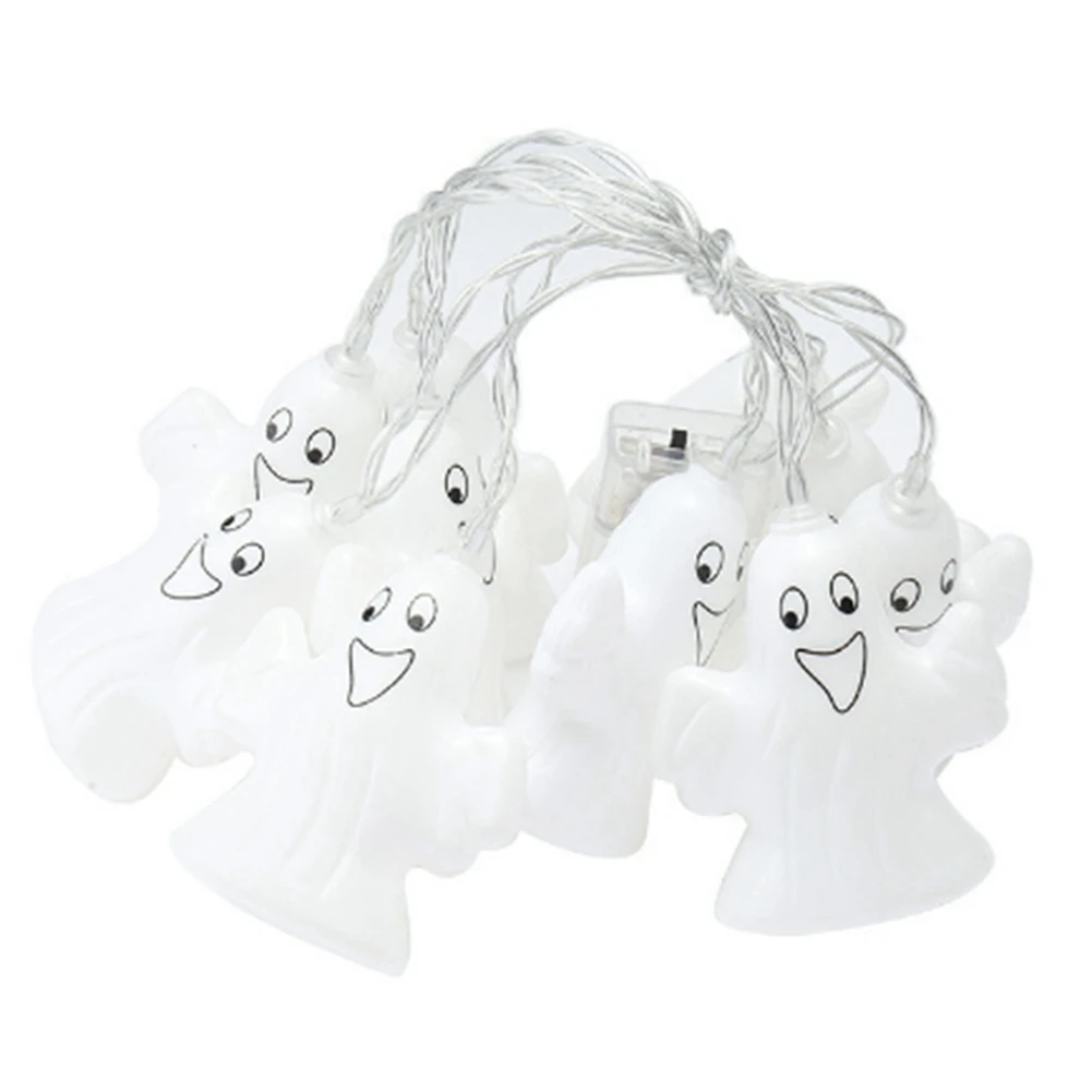 ETRT Cadena de luces de Halloween Luz nocturna Mini Luz nocturna de fantasma Luz de cadena pequeña para Halloween Decorativo 3 metros + 20 LED
