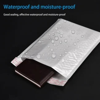Bolsa de sobre de burbujas de película de perlas, 50 Uds., impermeable, acolchado, autosellado, bolsas de embalaje de envío, bolsa de negocios Buble Mailers